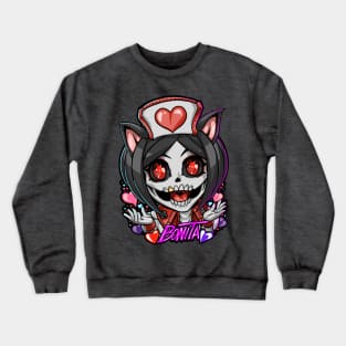 Chibi Bonita with cat ears Crewneck Sweatshirt